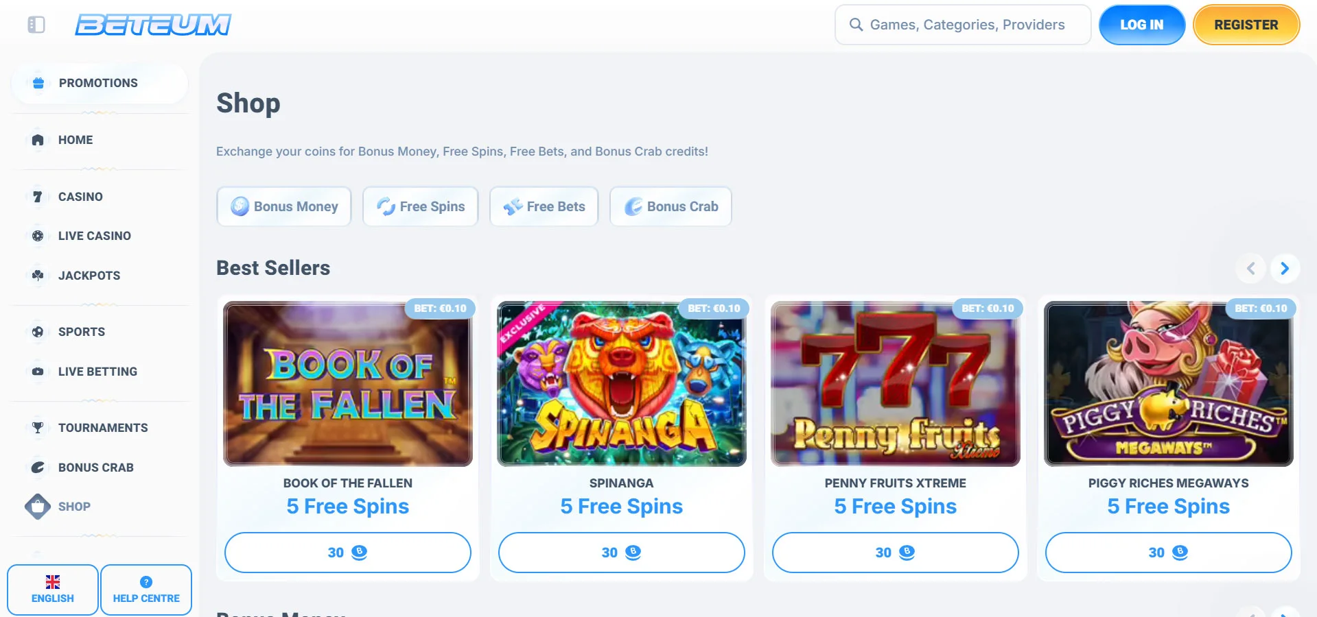 Beteum Casino Shop
