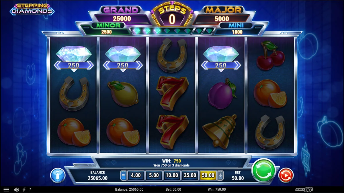 Stepping Diamonds Win2
