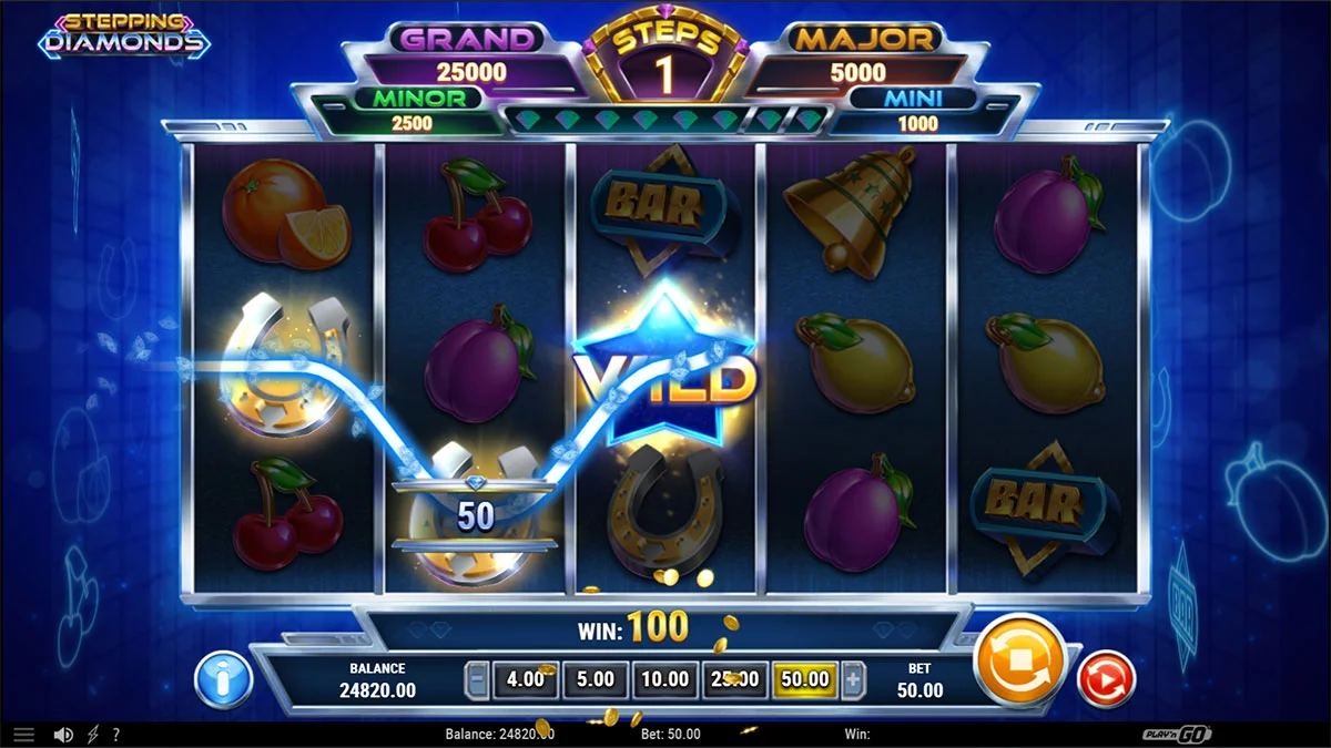 Stepping Diamonds Win3