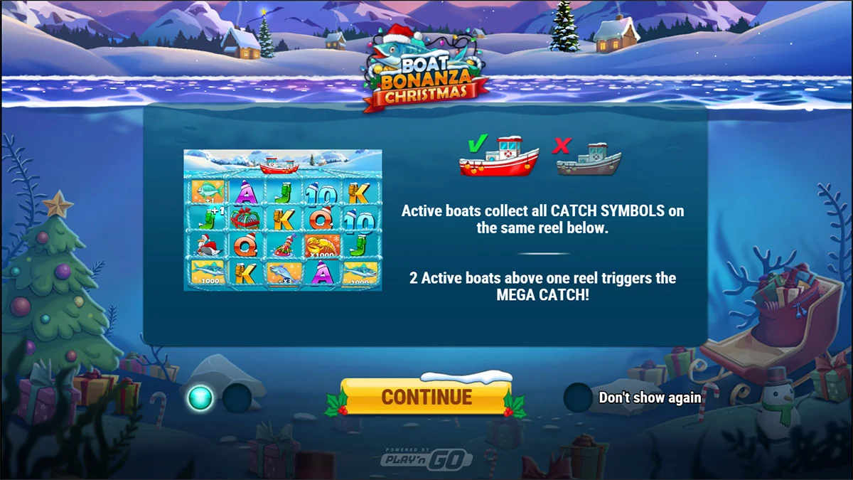 Boat Bonanza Christmas Homescreen