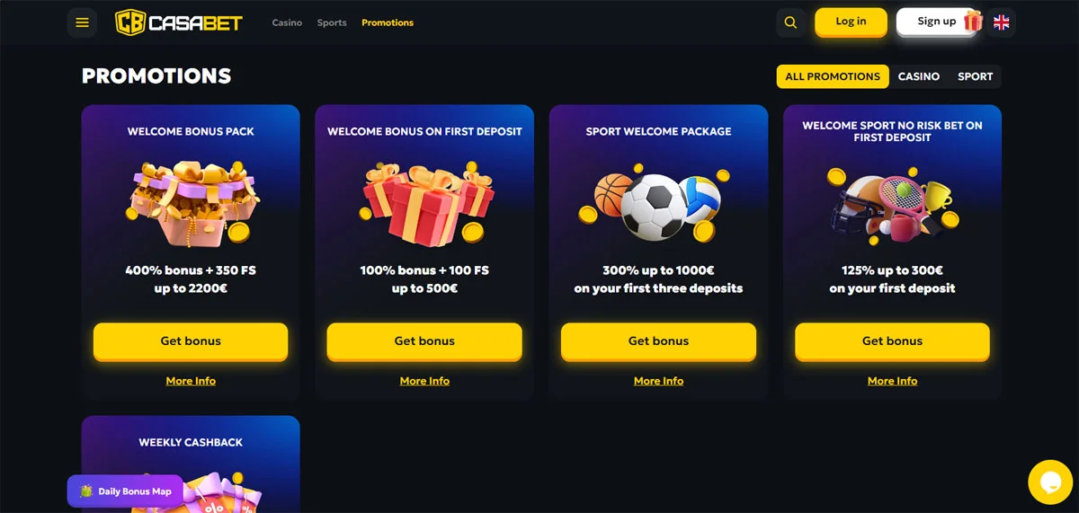 CasaBet Casino Promotions