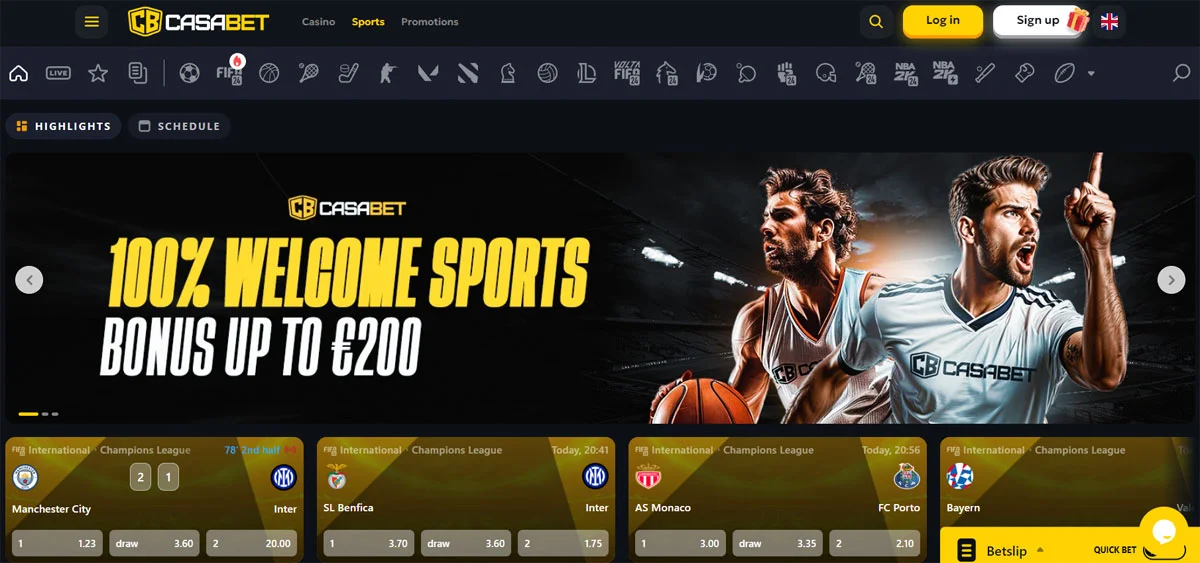 CasaBet Casino Sportsbook