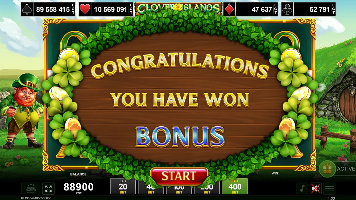 Clover Islands Bonsu Game