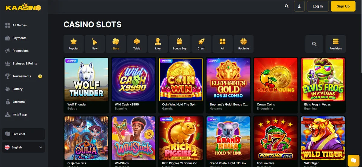 Kaasino Casino Slots