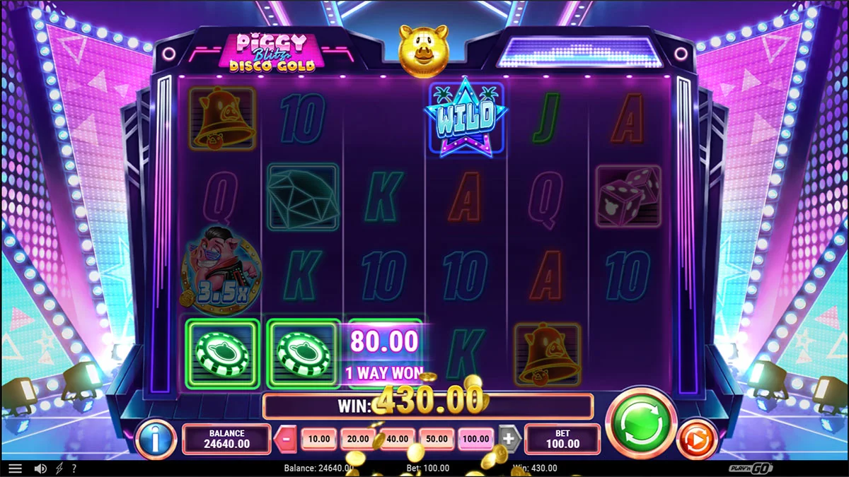 Piggy Blitz Disco Gold Win2