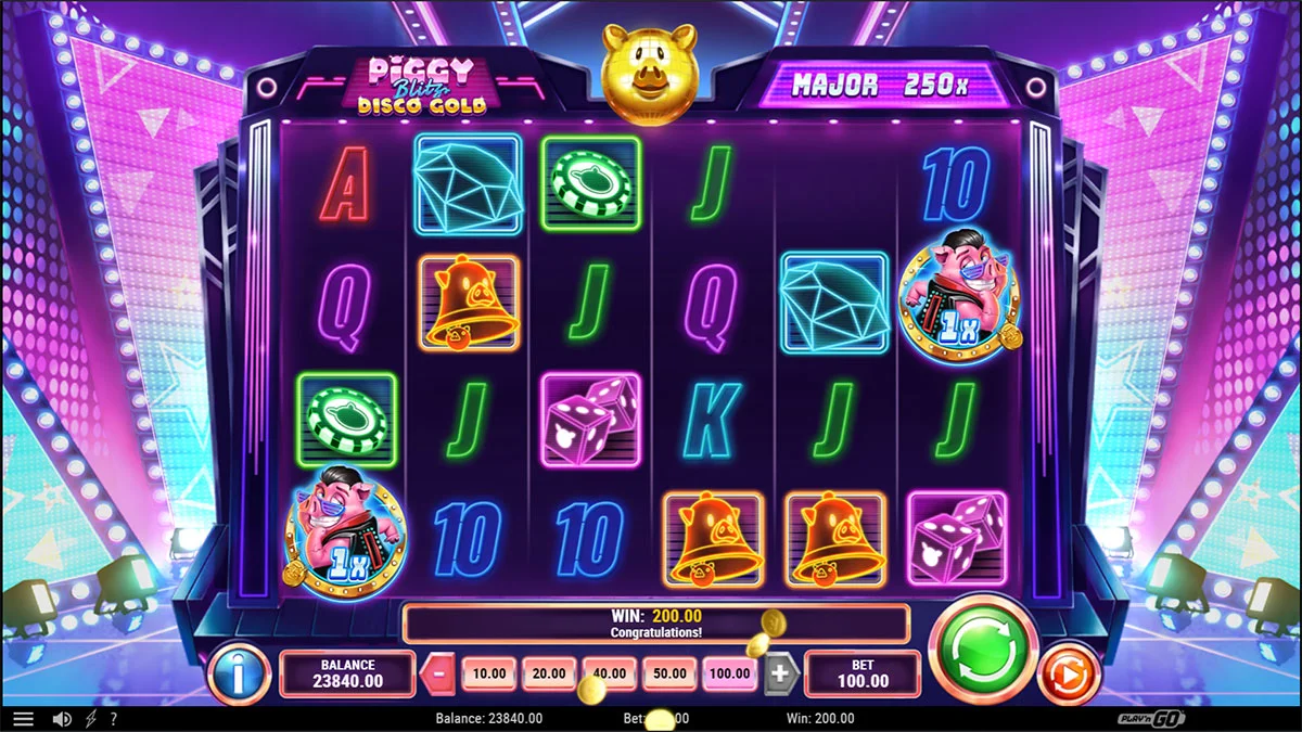Piggy Blitz Disco Gold Win3