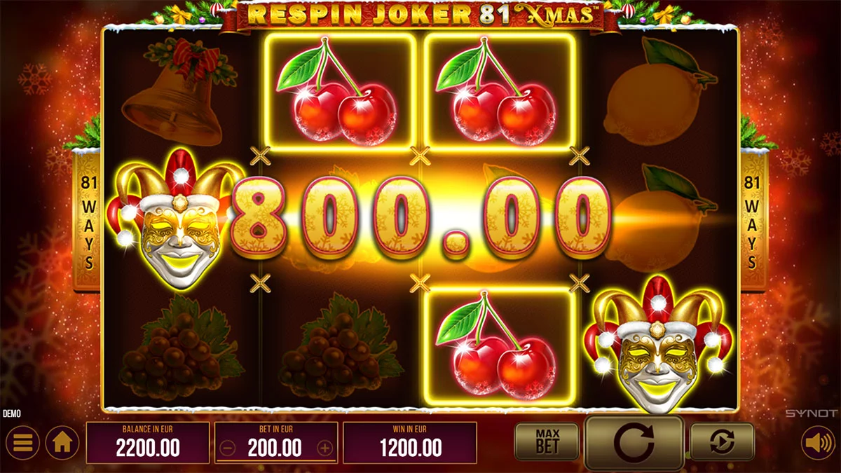 Respin Joker 81 Xmas Win
