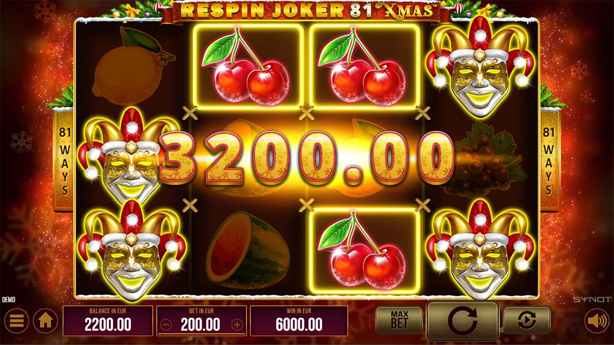 Respin Joker 81 Xmas Win2