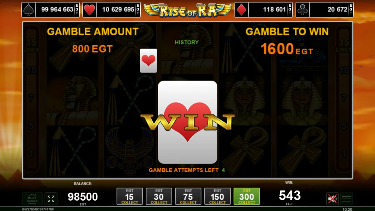 Rise of Ra Gamble Round