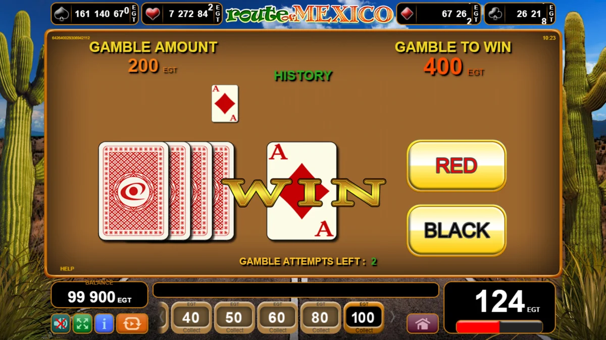Route of Mexico Gamble Round