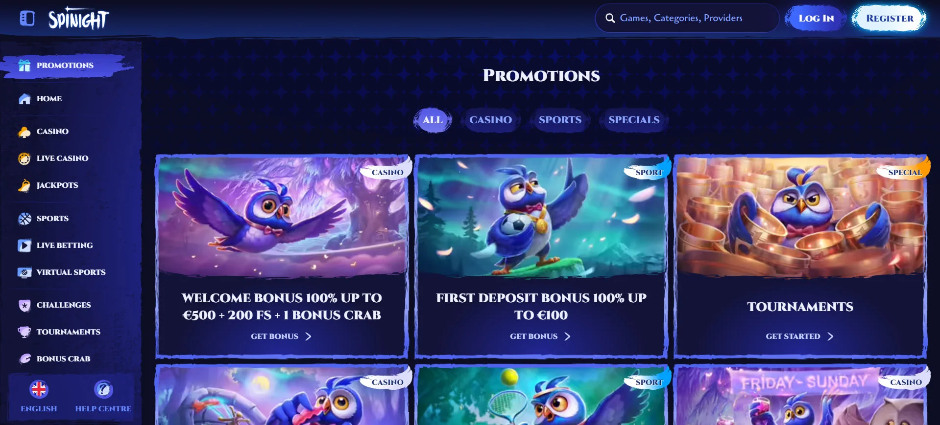 Spinight Casino Promotions