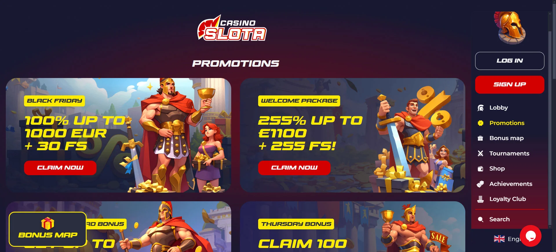 Slota Casino Promotions
