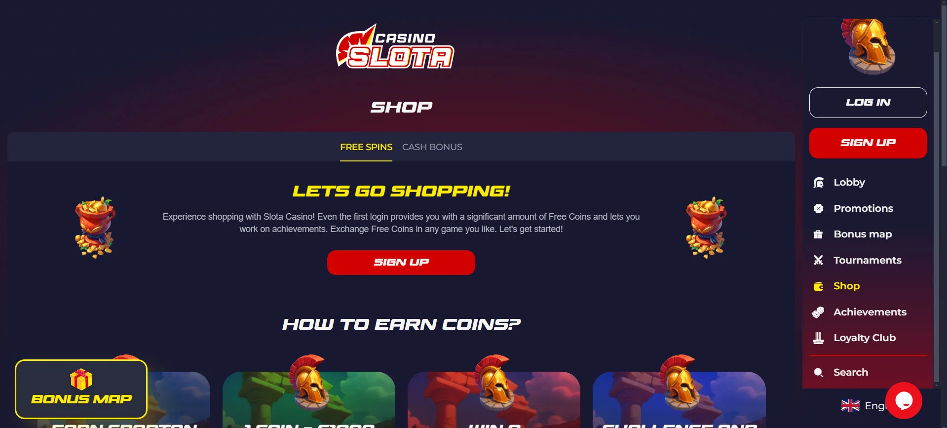 Slota Casino Loyalty Program
