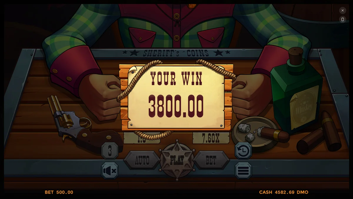 Sheriff's Coins Win