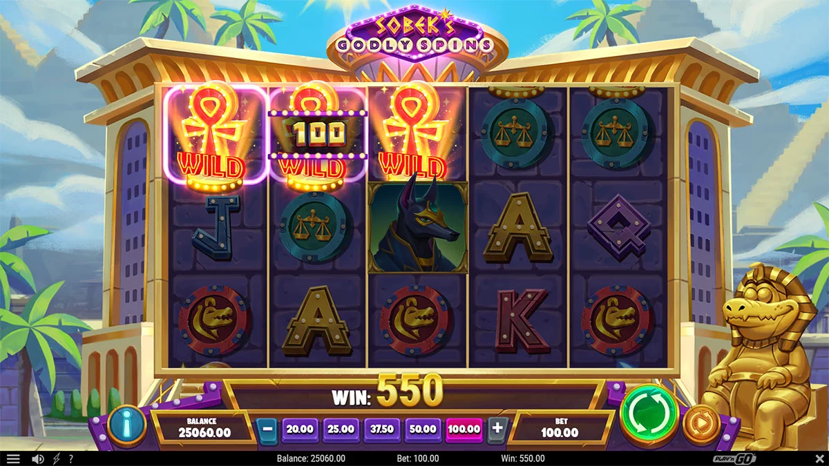 Sobek’s Godly Spins Win3