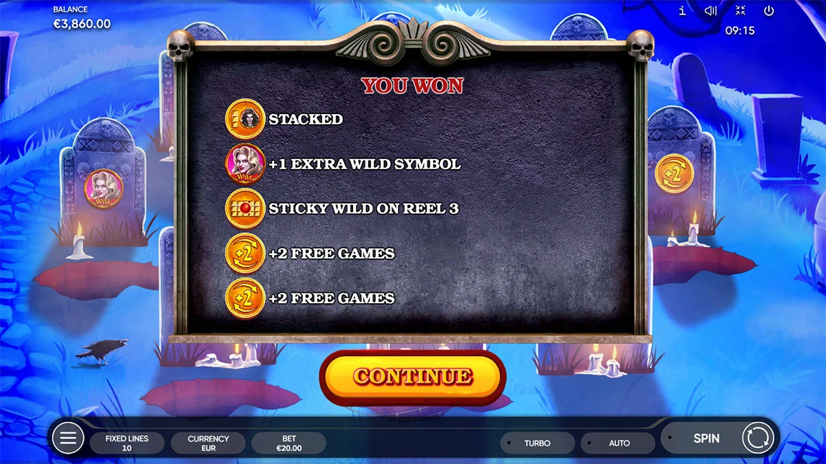 The Vampires II Dice Bonuses
