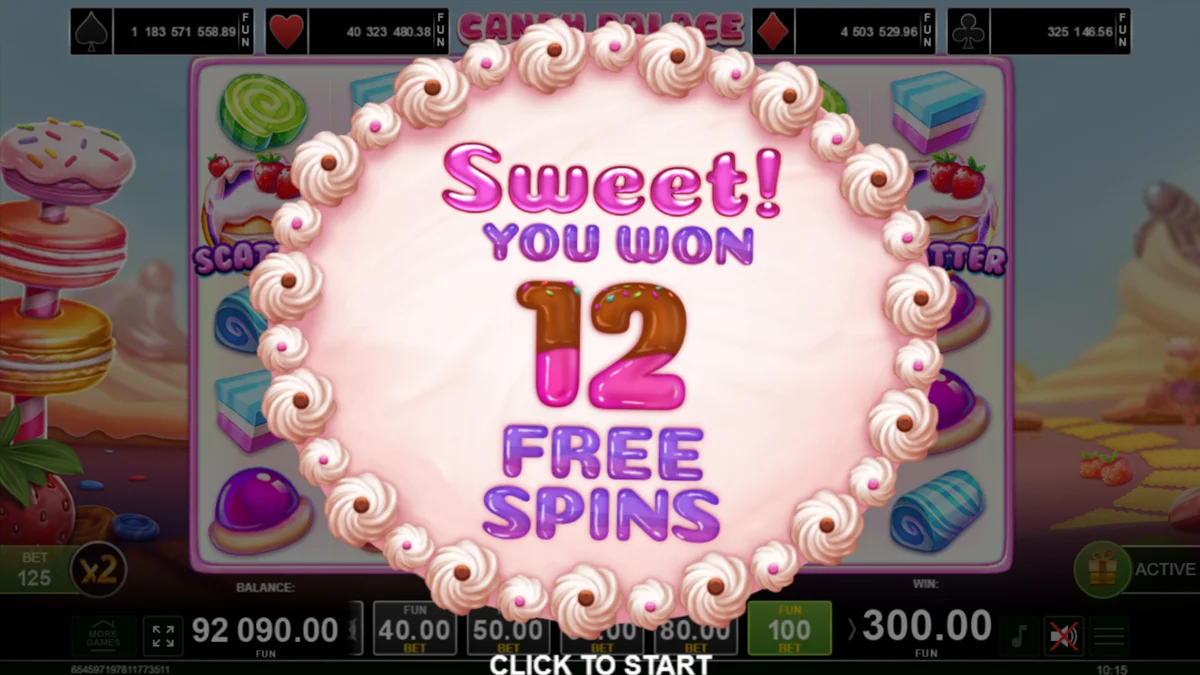 Candy Palace Free Spins
