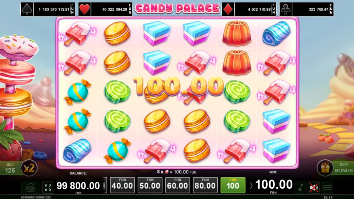 Candy Palace Win