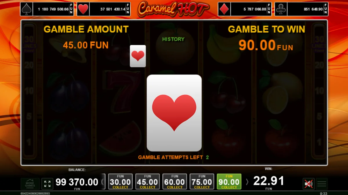 Caramel Hot Gamble Round