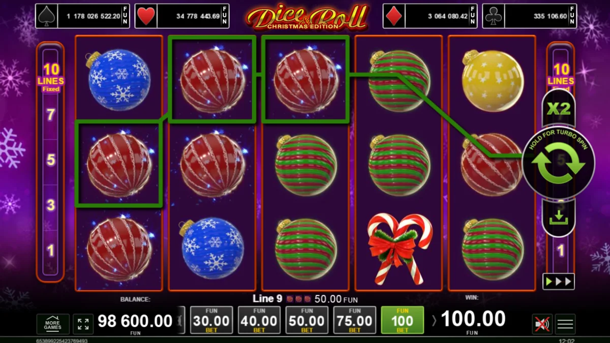 Dice & Roll Christmas Edition Win