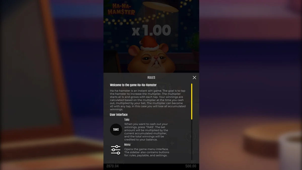 Ha-Ha-Hamster Rules