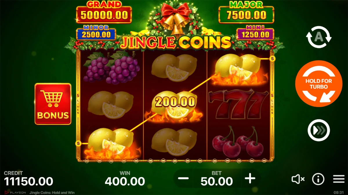 Jingle Coins Hold and Win Win