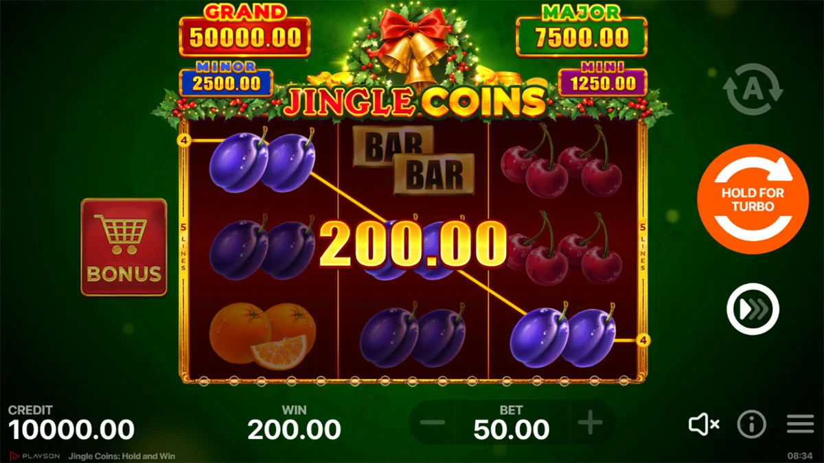 Jingle Coins Hold and Win Win3