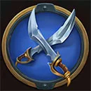 Jolly Roger Wild Kraken Swords