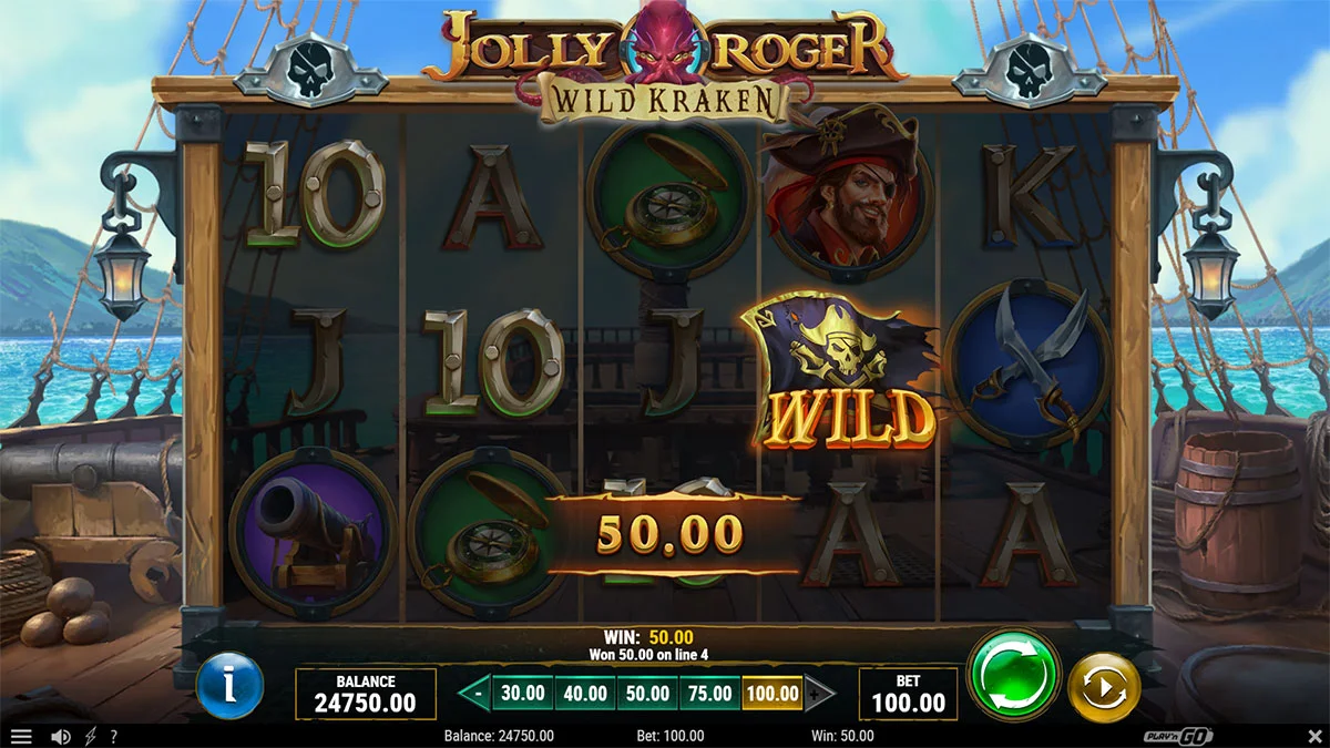 Jolly Roger Wild Kraken Win