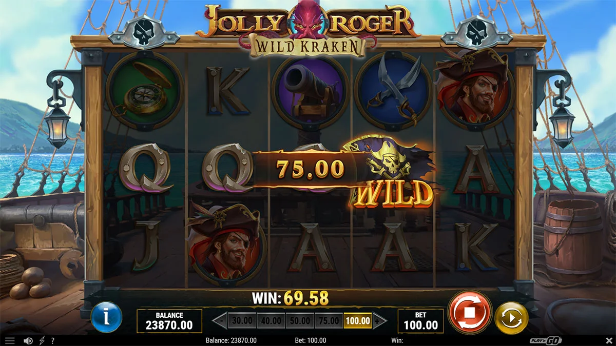 Jolly Roger Wild Kraken Win3