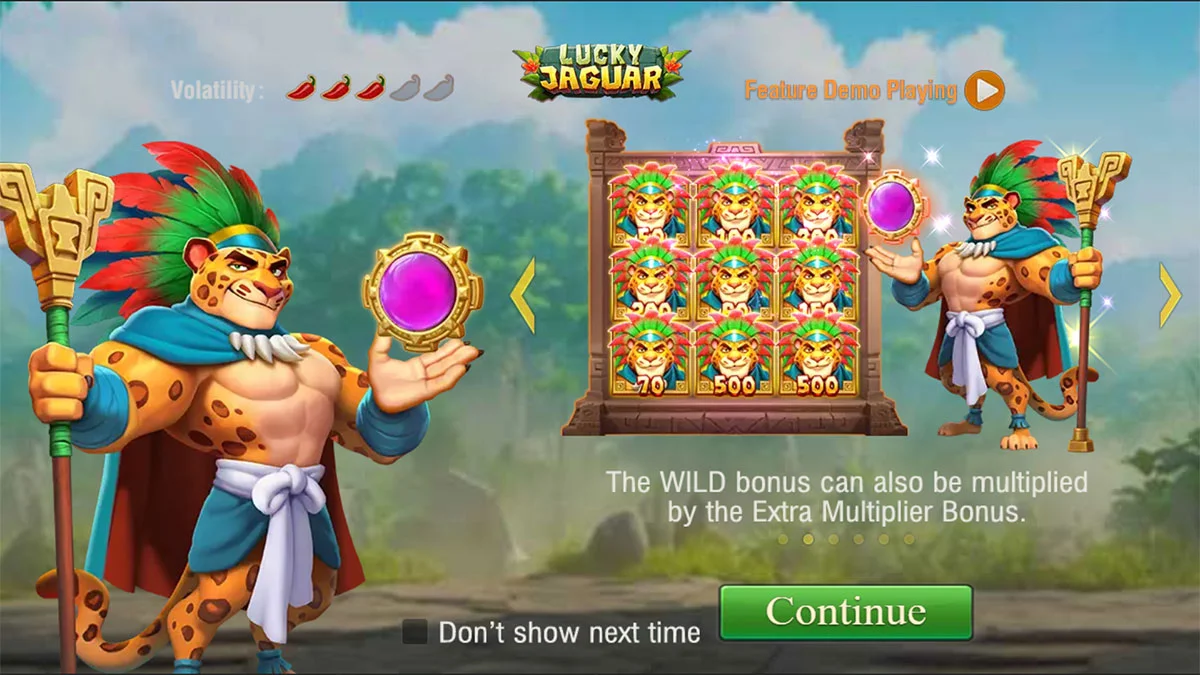 Lucky Jaguar Homescreen