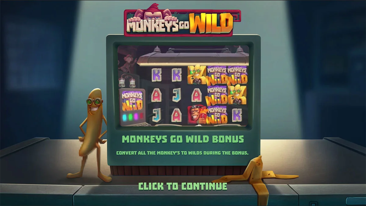 Monkeys Go Wild Homescreen