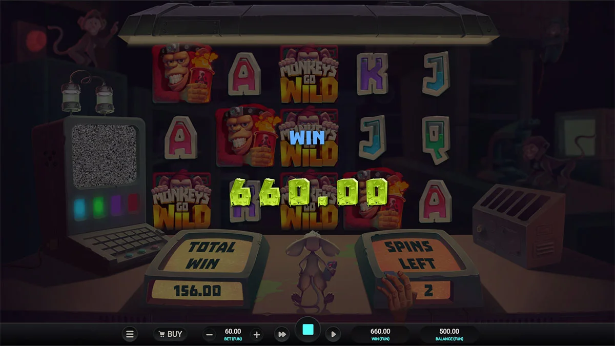 Monkeys Go Wild Win