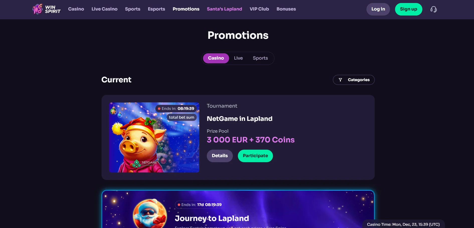 WinSpirit Casino Promotions