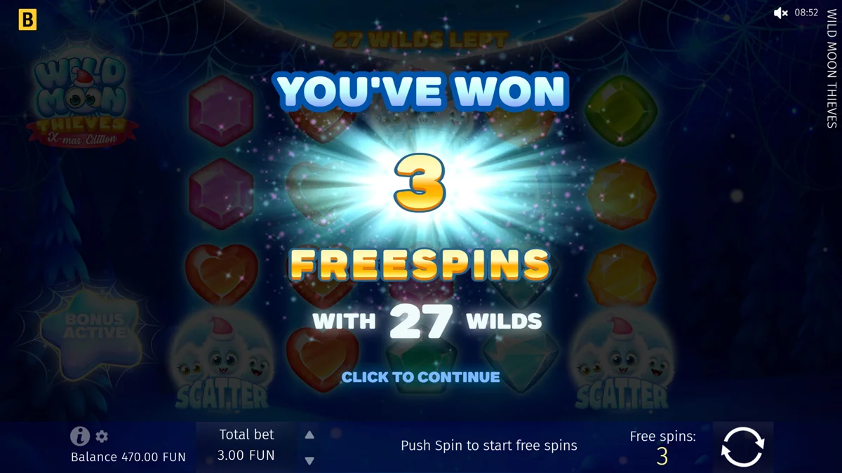 Wild Moon Thieves Free Spins