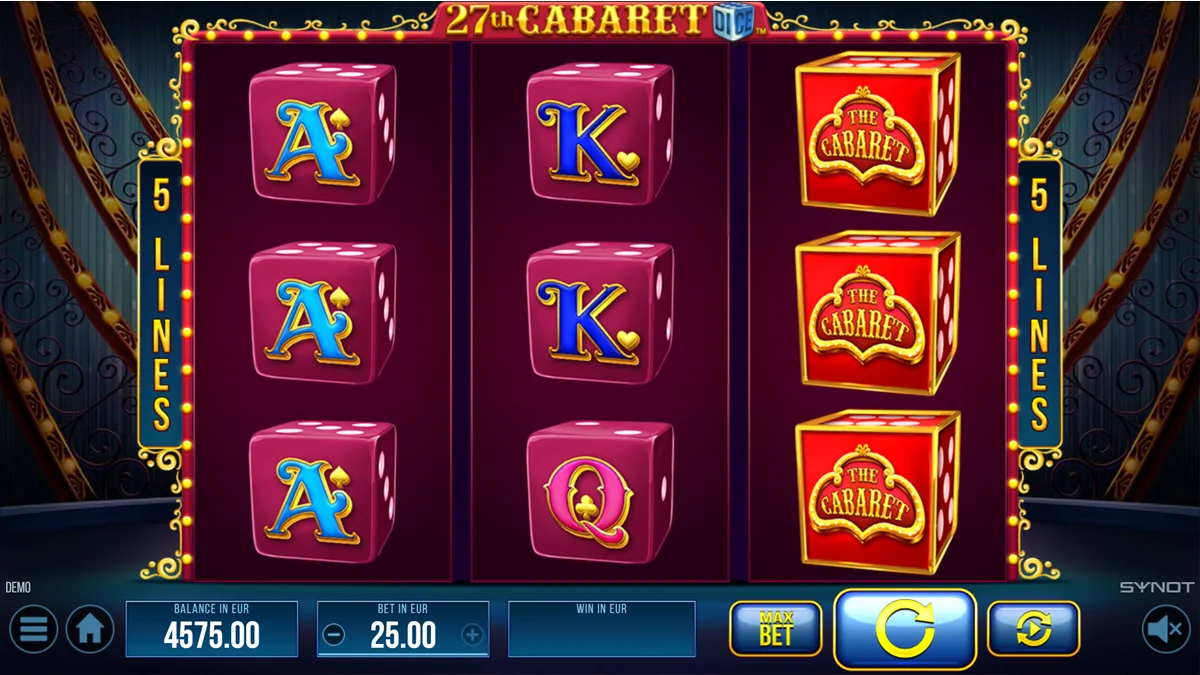 27th Cabaret Dice Base Play