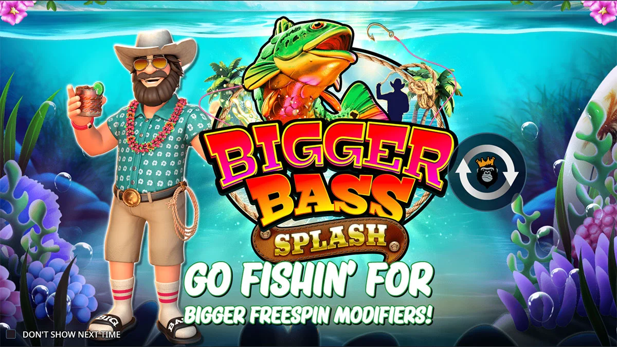 Bigger Bass Splash Homescreen