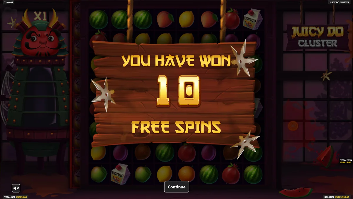 Juicy Do Cluster Free Spins