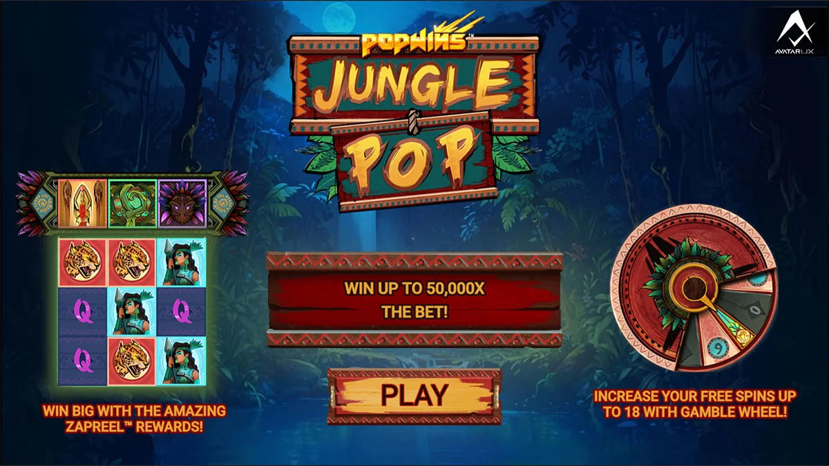 JunglePop Homescreen