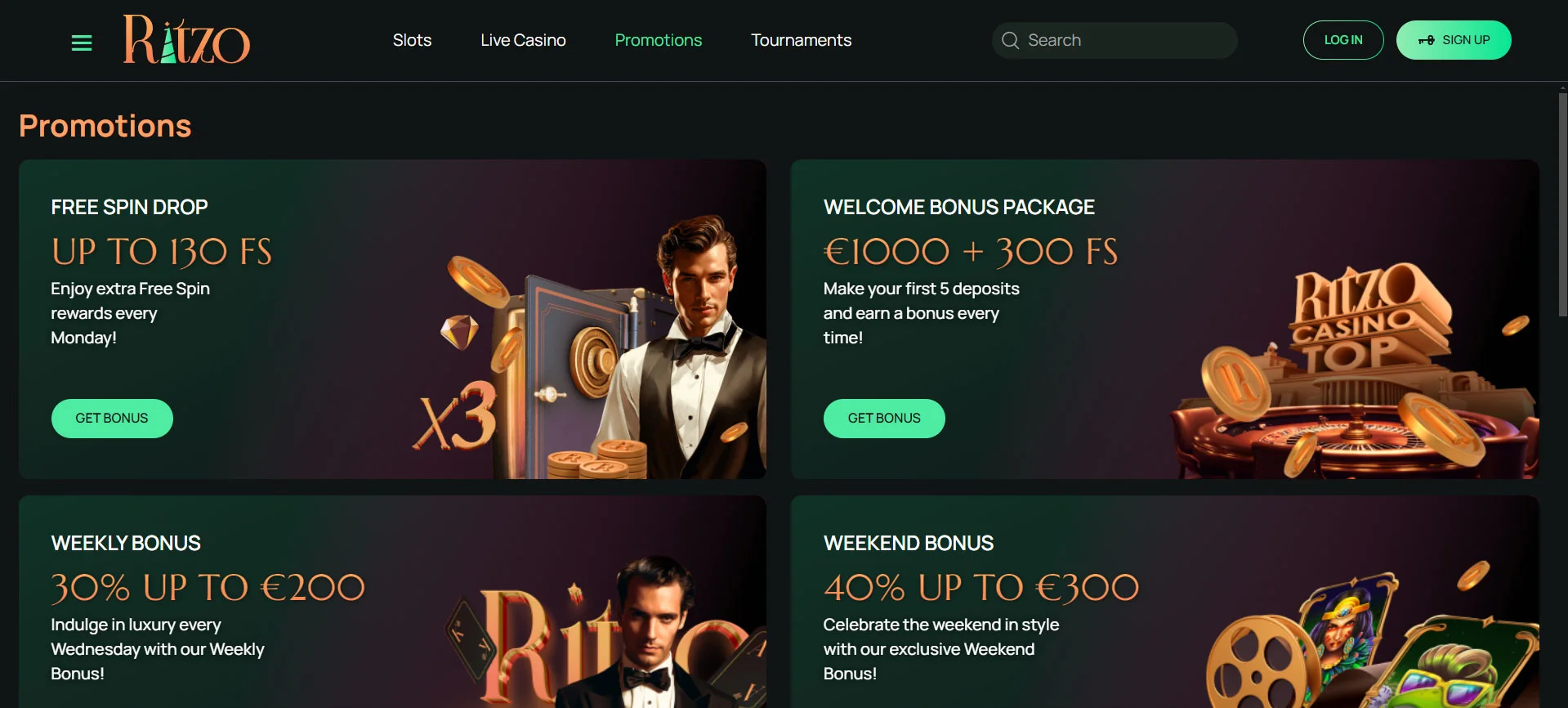 Ritzo Casino Promotions
