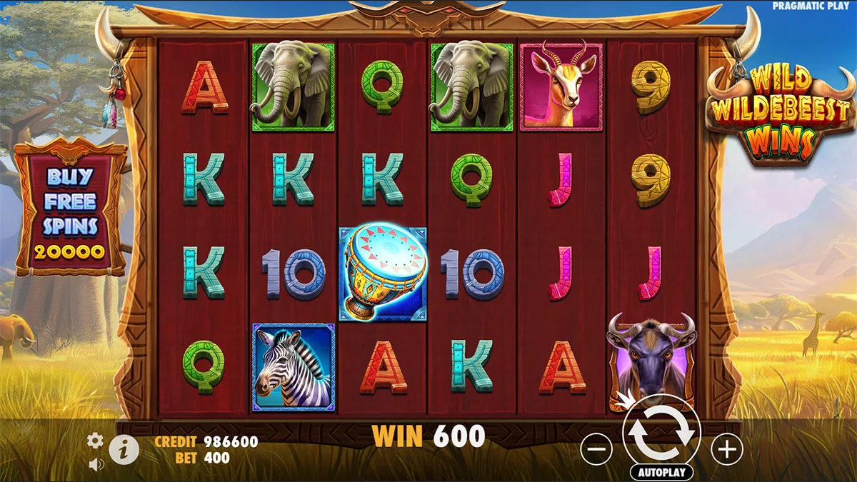 Wild Wildebeest Wins Win