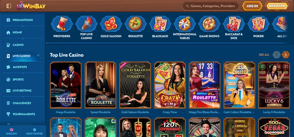 WinBay Casino Live Casino