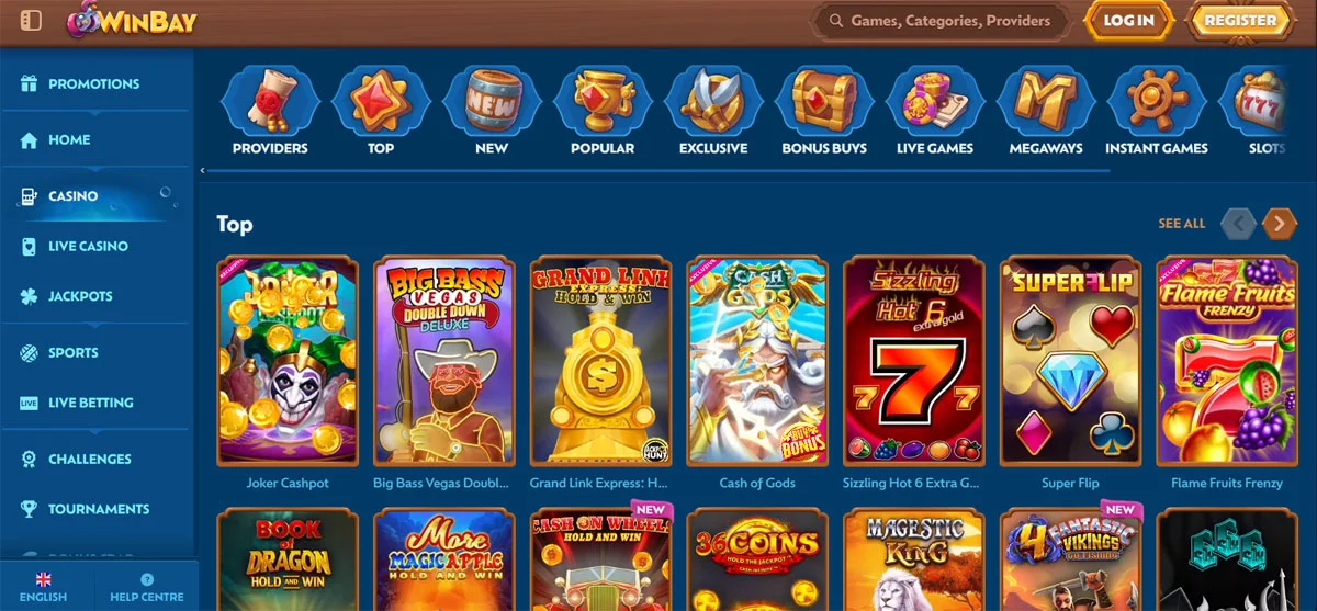 WinBay Casino Slots