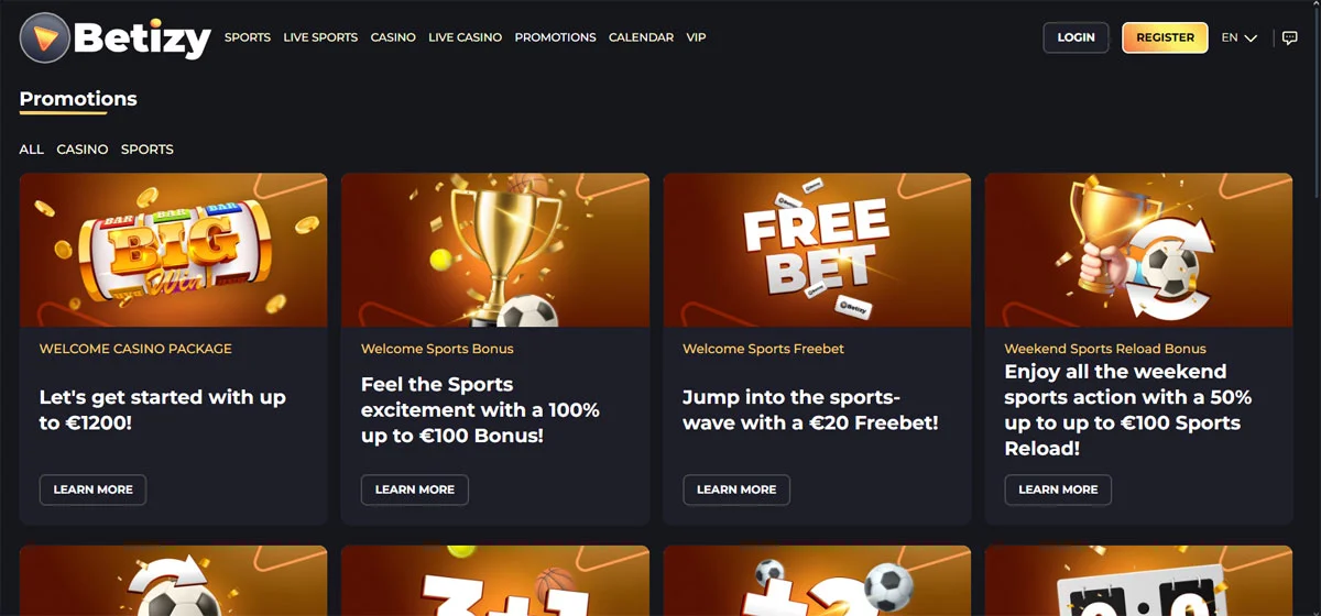 Betizy Casino Promotions