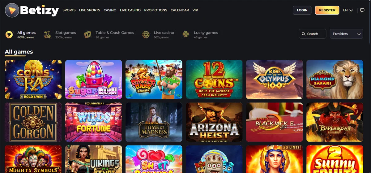 Betizy Casino Slots