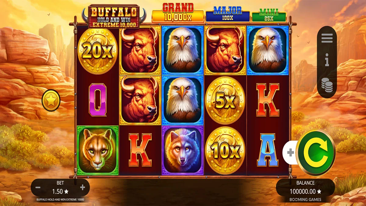 Buffalo Hold & Win Extreme 10,000 Base