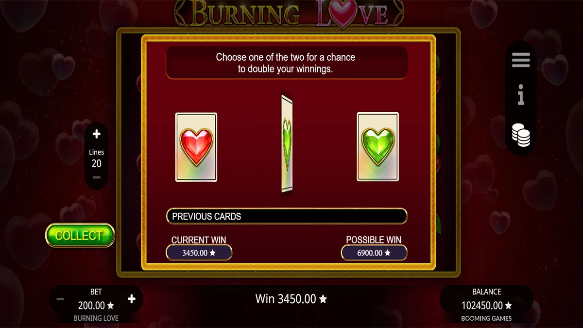 Burning Love Gamble