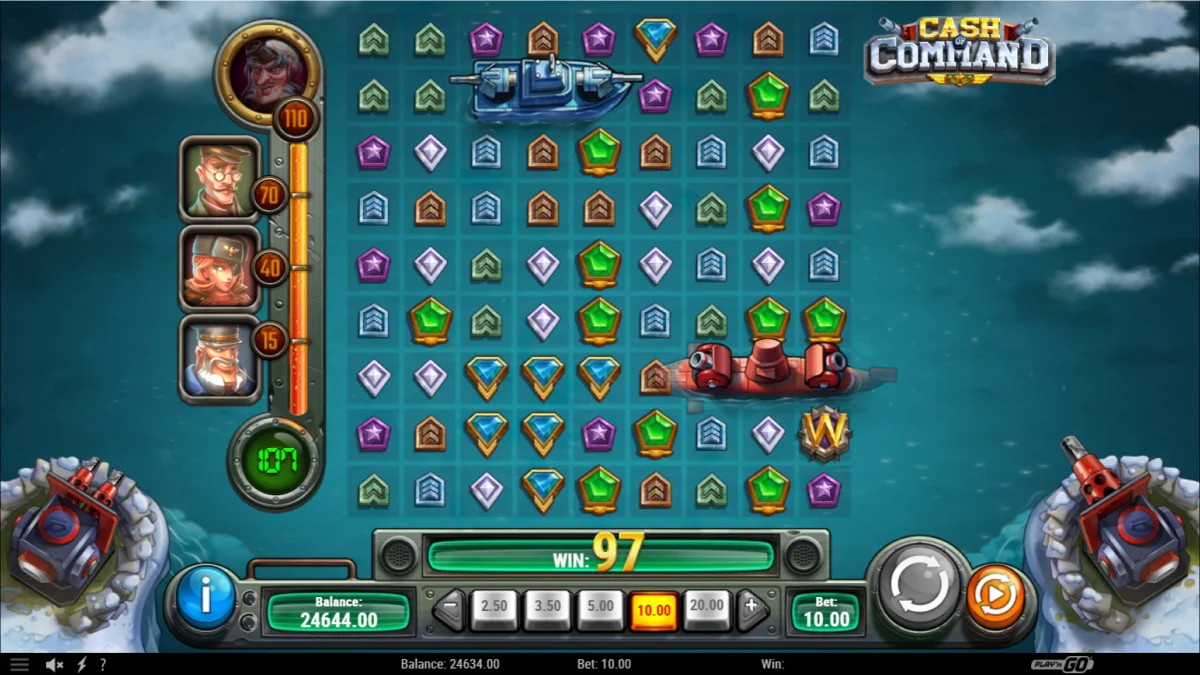 Cash of Command Slot Bonus Round