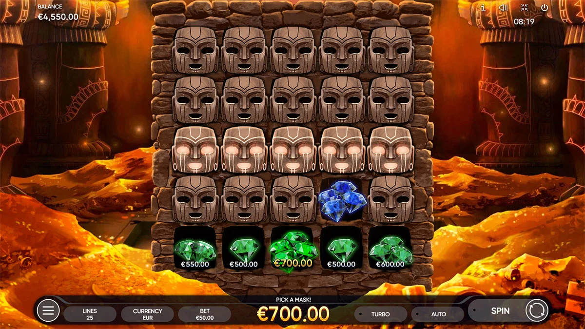 Crystal Skull Dice BonusGame