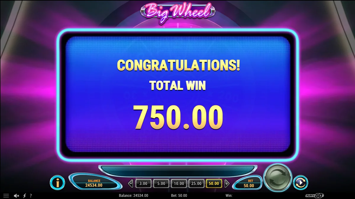 Derby Wheel Slot Bonus Wheel Win